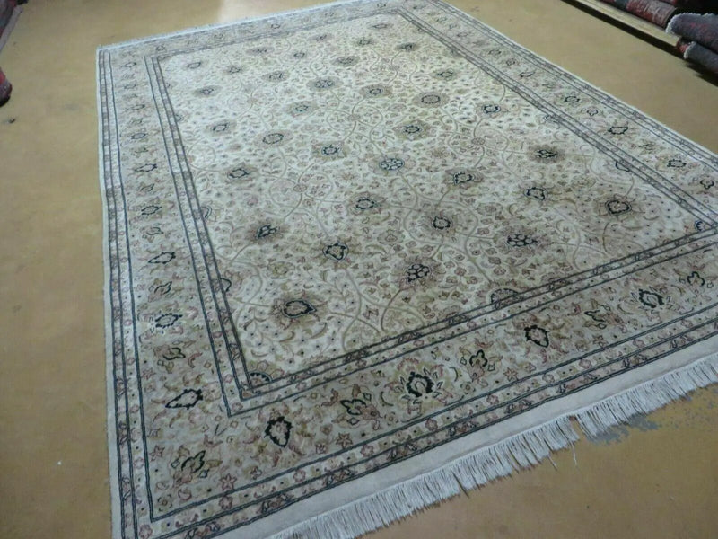 6' X 9' Vintage Fine Handmade Pakistan Oriental Floral Wool Rug Carpet Nice by Jewel Rugs