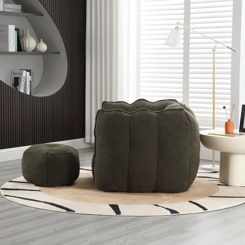 Soft Bean Bag Chair With High Resilient Foam by HouseOfZazla