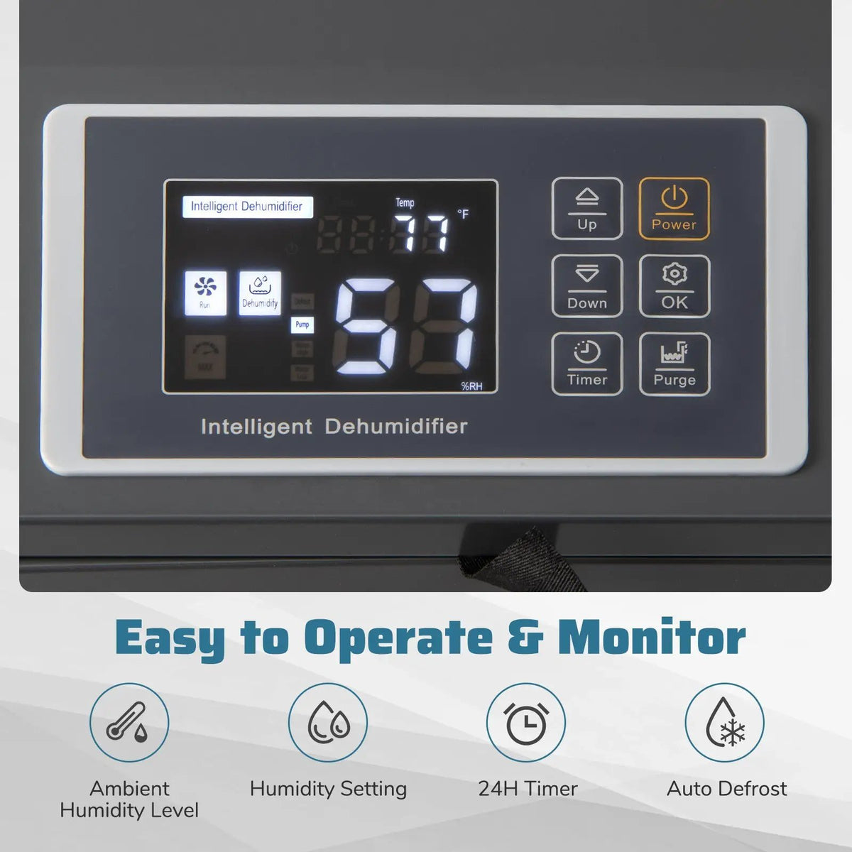 154 Pints Commercial Dehumidifier with Pump and Drain Hoses, photo 6 of 16