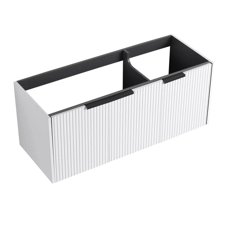 Contemporary Wall Mounted Bathroom Vanity With Soft Close Doors by Unique Piece Furniture