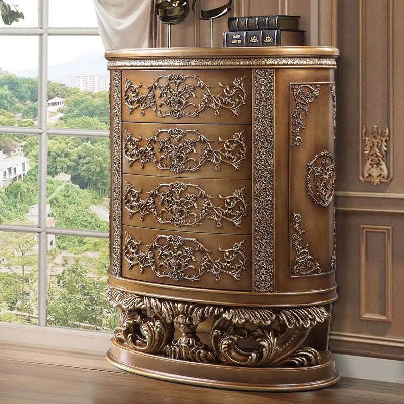 Constantine - Chest - Brown & Gold by Unique Piece Furniture
