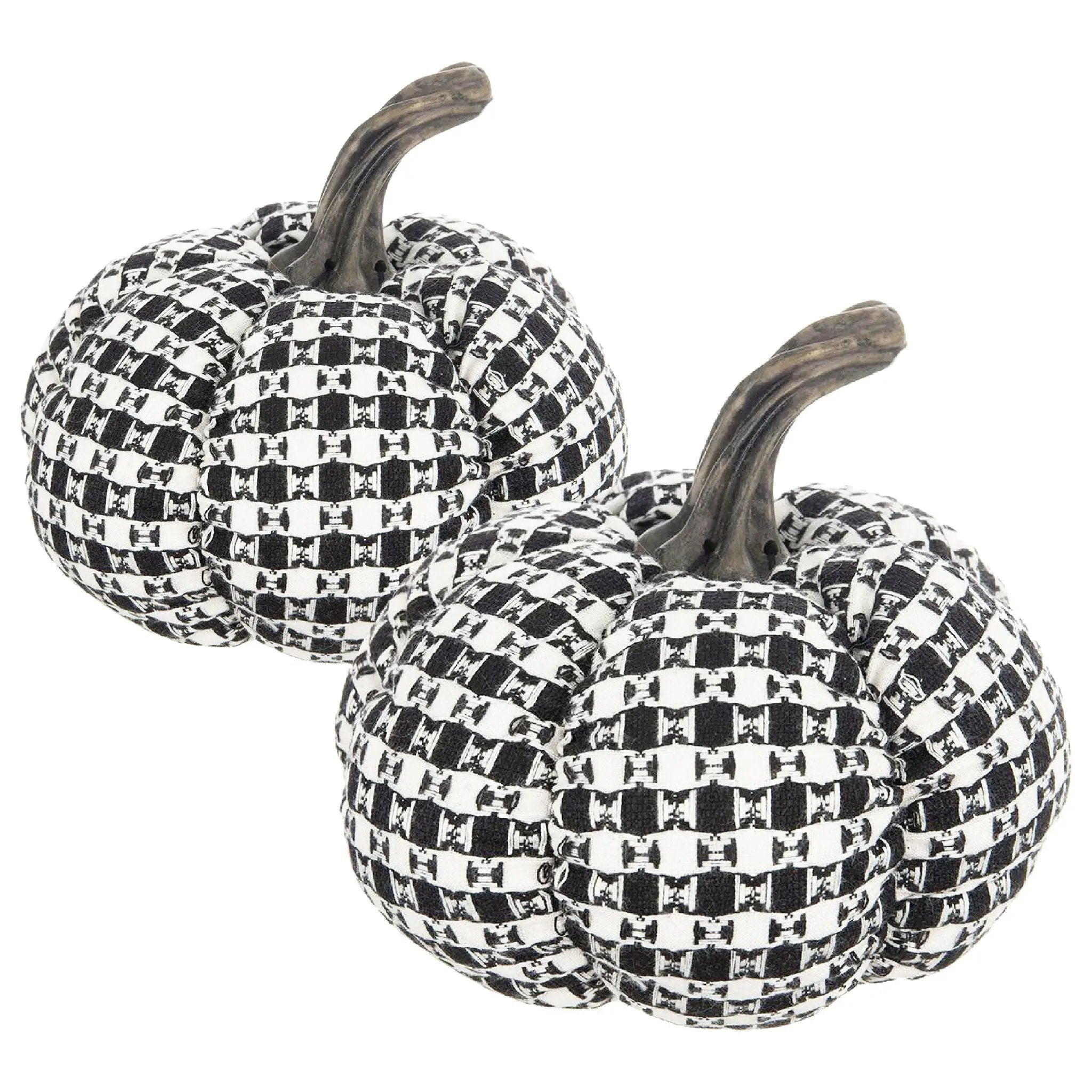 Plaid Pumpkin Decor, For Holiday Halloween Decoration by HouseOfZazla