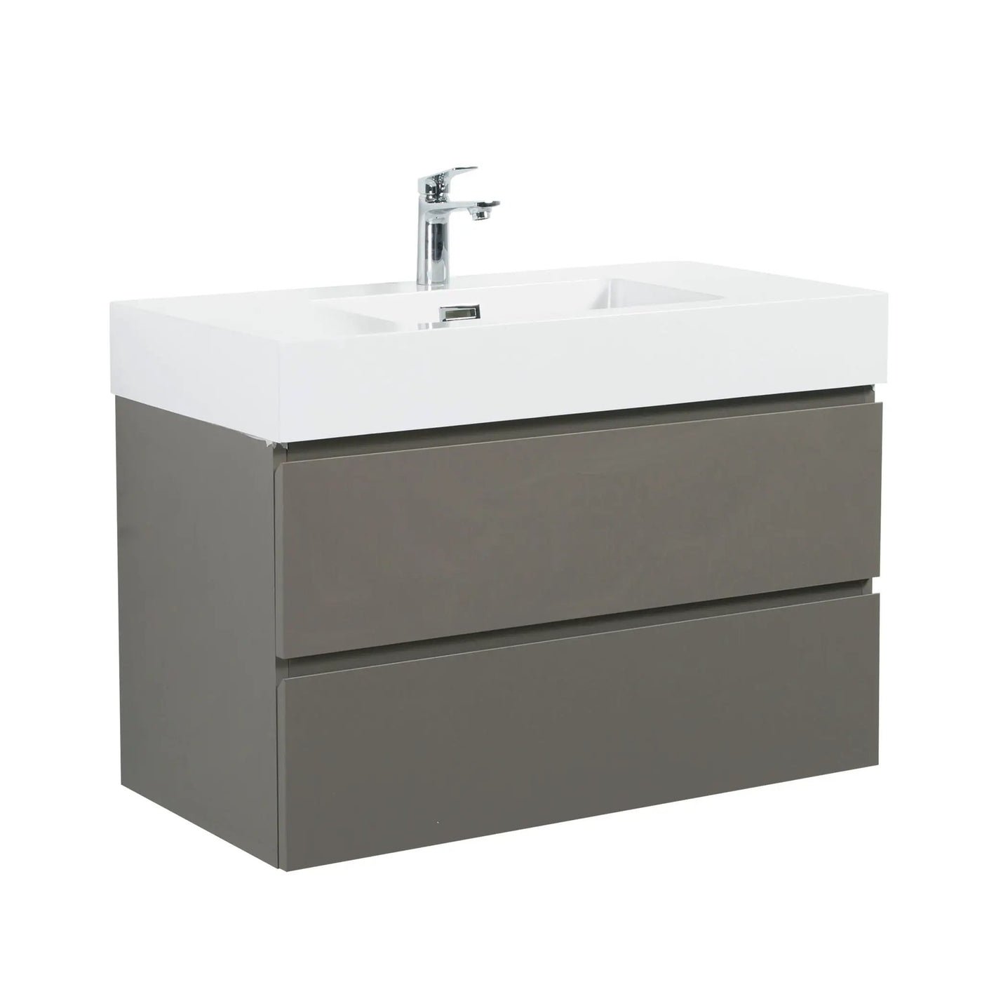 Alice - Bathroom Vanity With Sink, Wall Mounted, Floating by Unique Piece Furniture