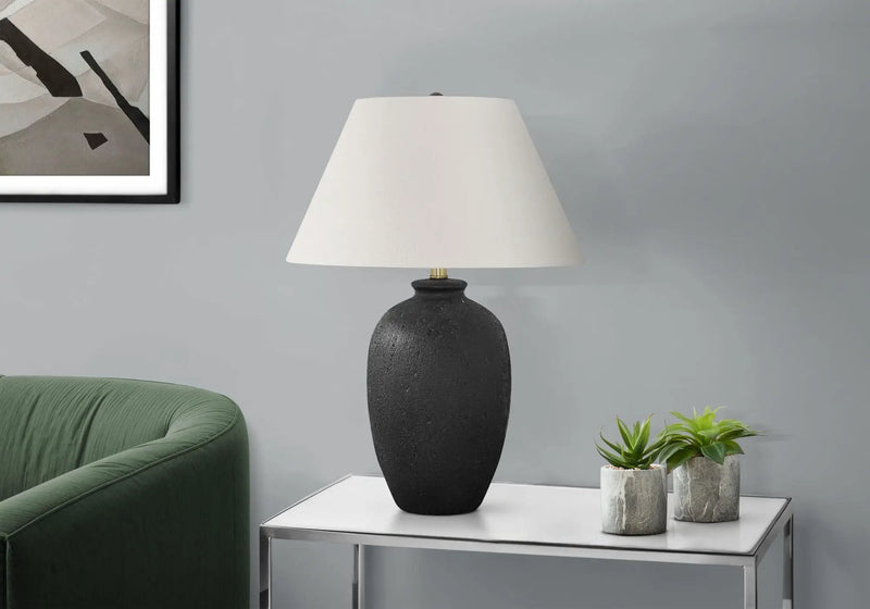 Lighting, Table Lamp, Ceramic, Modern - Black by HouseOfZazla
