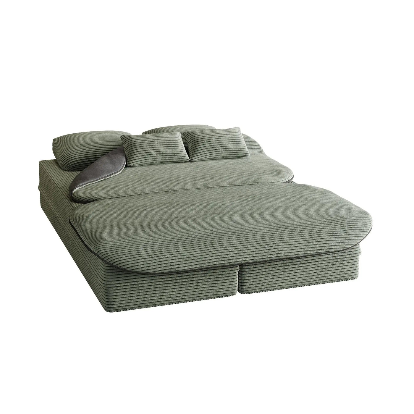 2 In 1 Foldable Sofa Bed With Multi Functional Blanket by HouseOfZazla