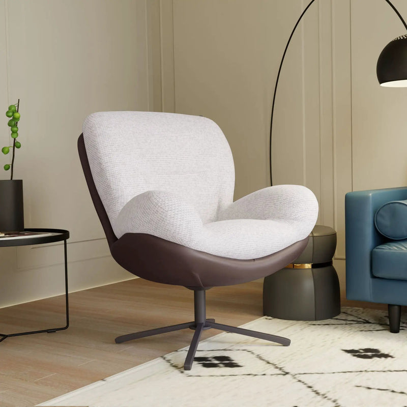 360° Swivel Office Chair, No Wheels by HouseOfZazla