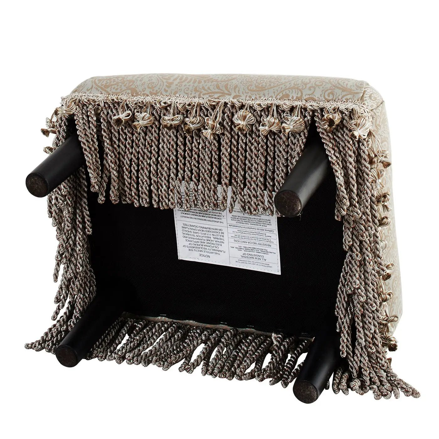 Fiona - Handcrafted Accent Footstool Ottoman by Unique Piece Furniture