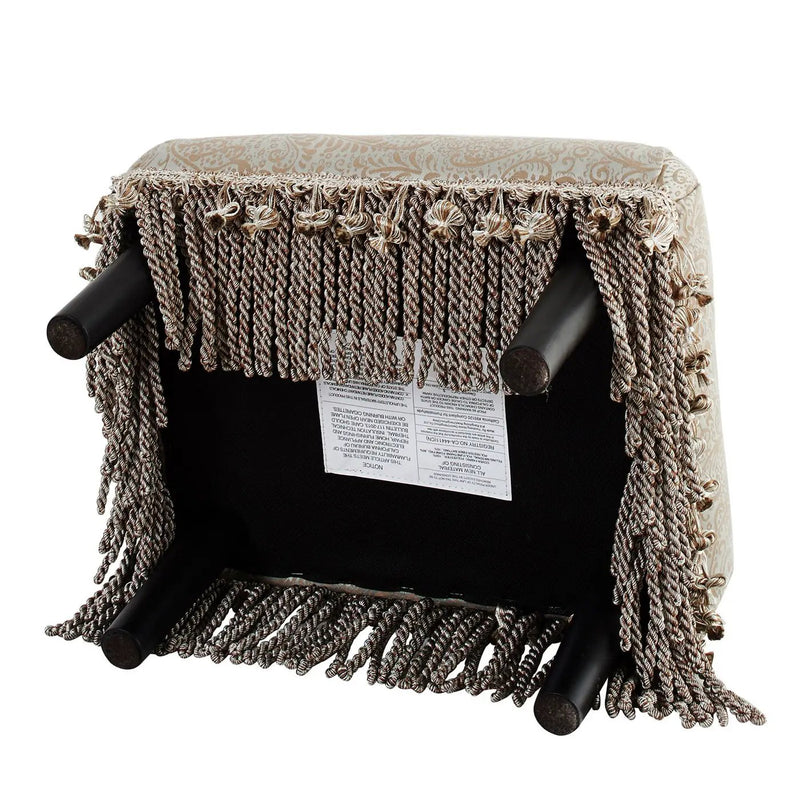Fiona - Handcrafted Accent Footstool Ottoman by HouseOfZazla