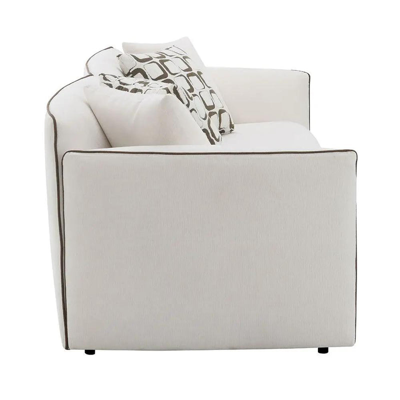 Yolanda - Sofa With 4 Pillows - Beige Chenille by Unique Piece Furniture