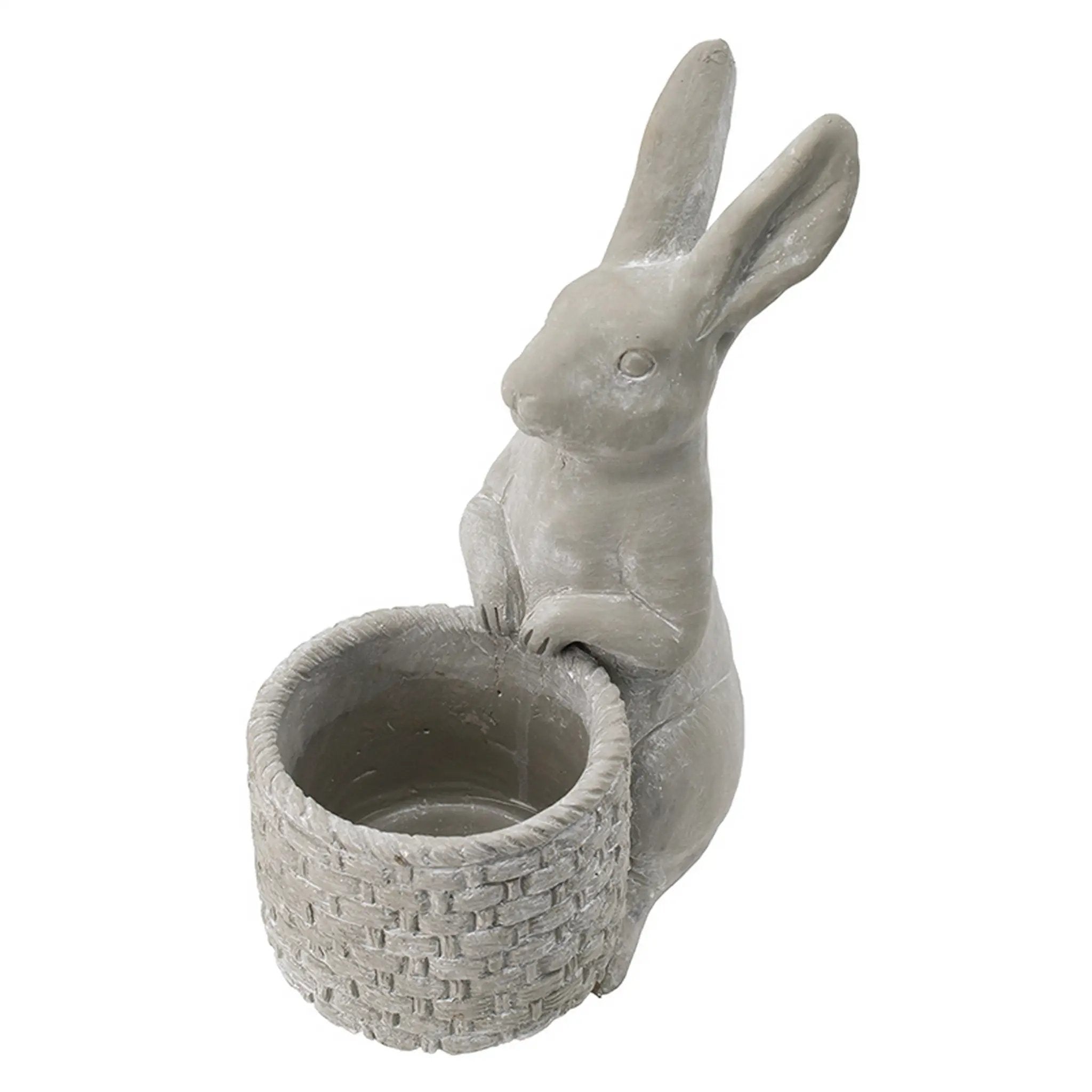 Meridian Trade Co Decorative Cement Rabbit Planter by HouseOfZazla