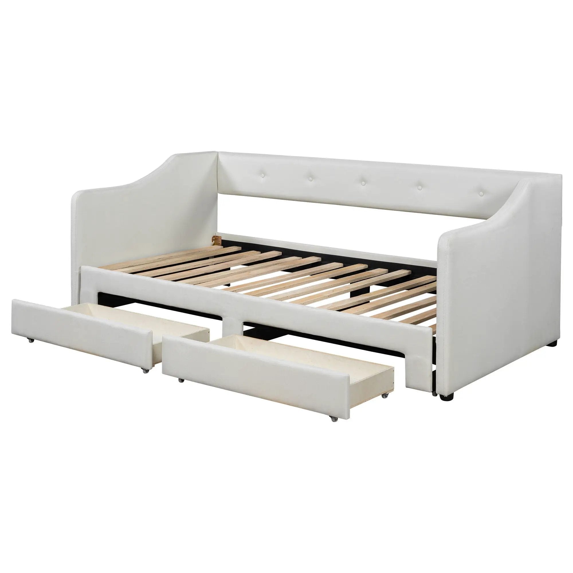 Upholstered Daybed With 2 Drawers by Unique Piece Furniture
