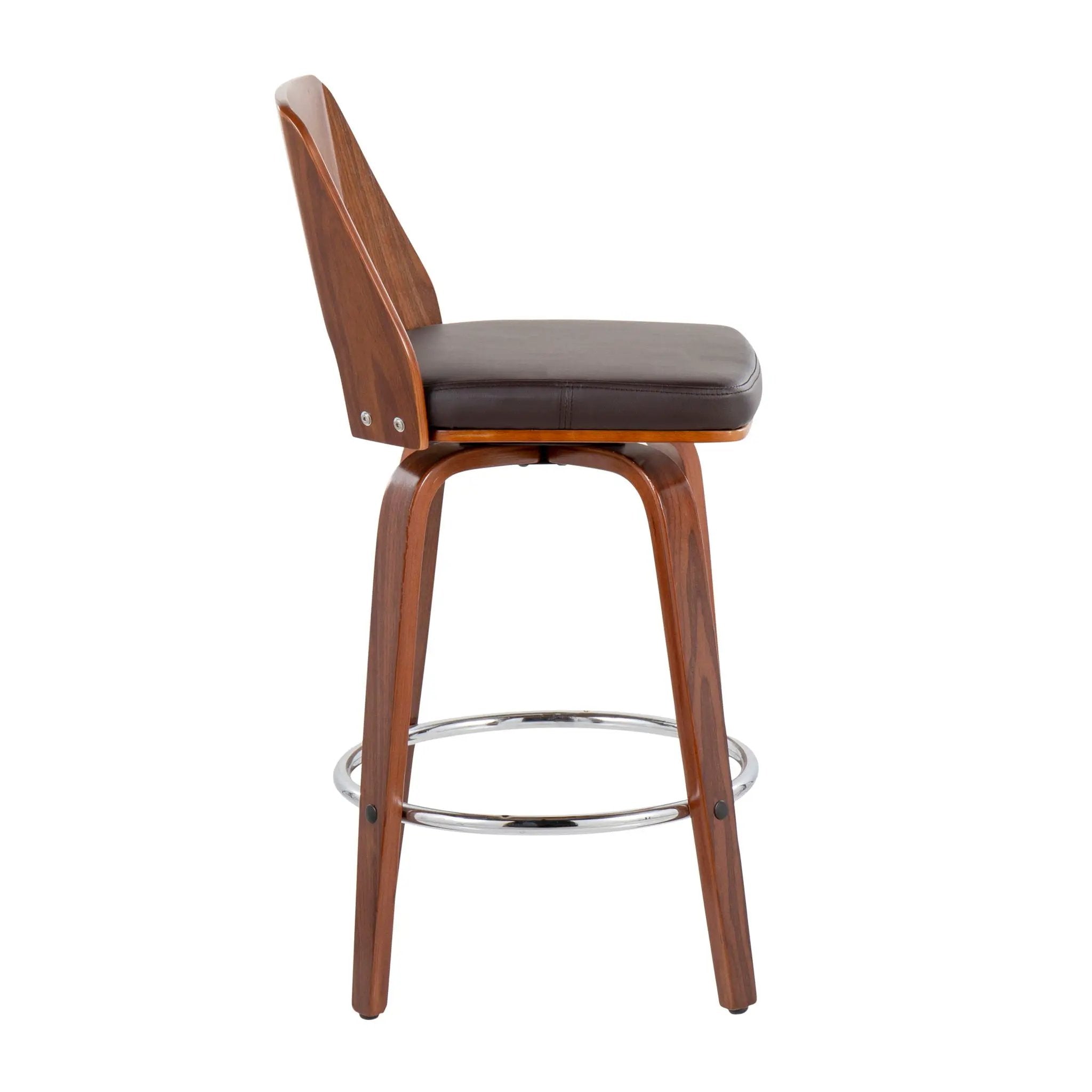 Trilogy - Mid Century Modern Counter Stool (Set of 2) by HouseOfZazla