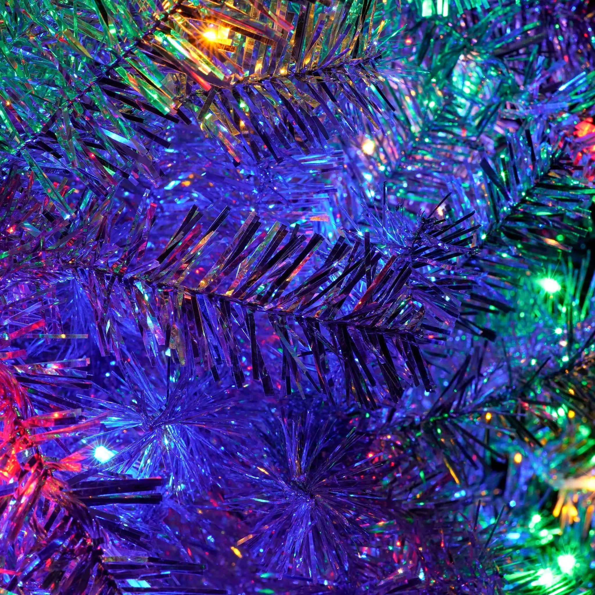 6FT Sliver Pre-Lit Artificial Christmas Tree by HouseOfZazla