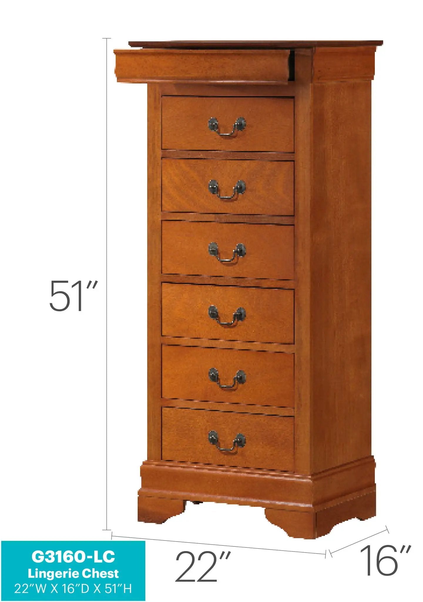 Traditional Style Lingerie Storage Chest Timeless by HouseOfZazla