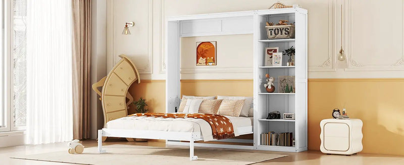 Murphy Wall Bed With Shelves by HouseOfZazla