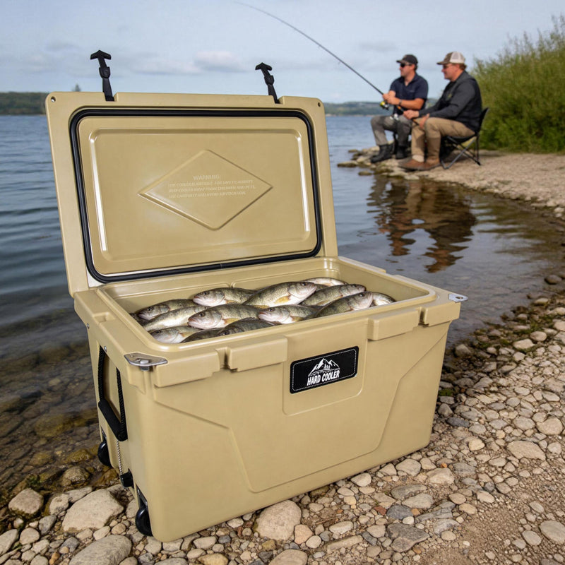 85 Quart Khaki Bear-Resistant Rotomolded Cooler by HouseOfZazla