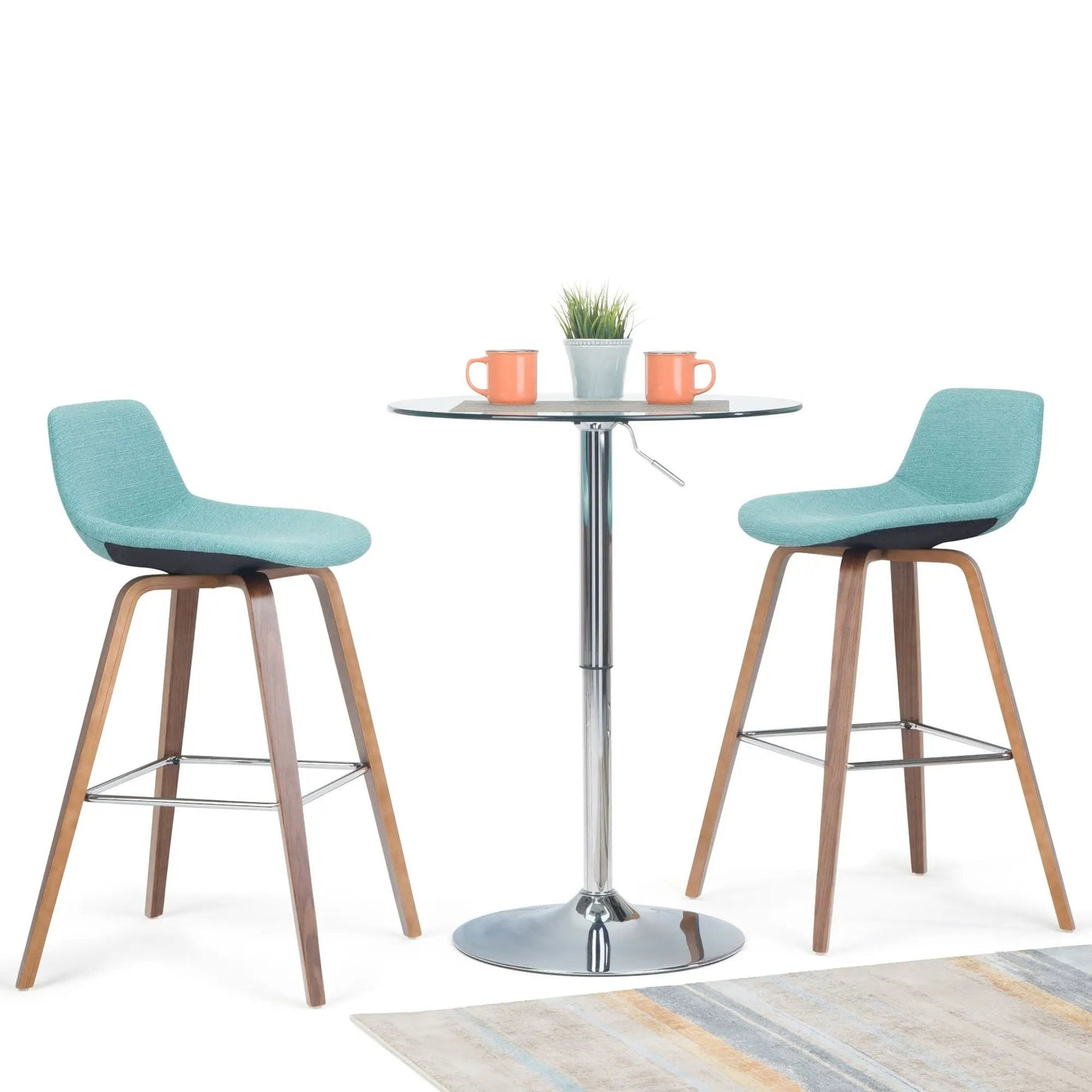 Randolph Bentwood - Counter / Bar Height Stool (Set of 2) by HouseOfZazla