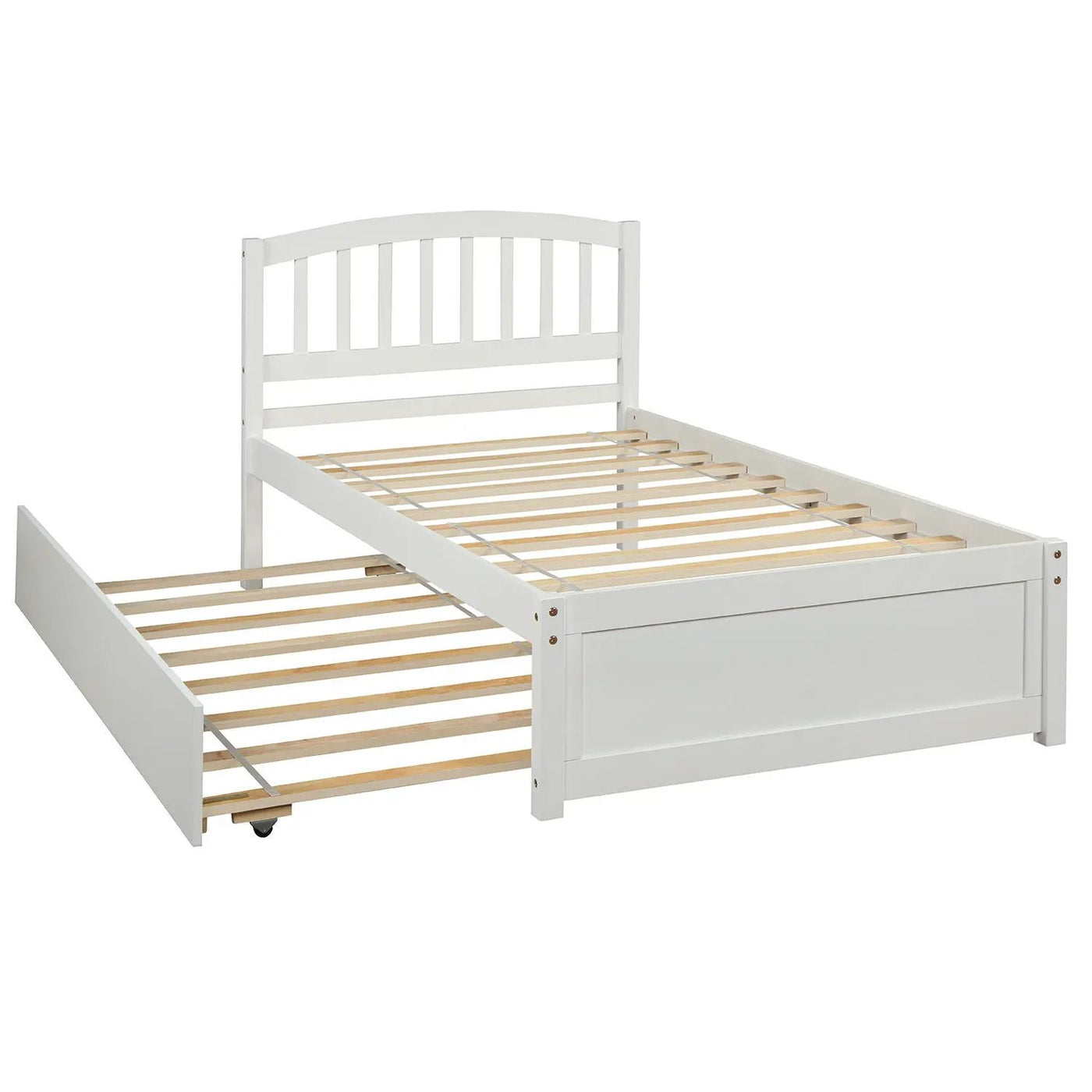 Platform Bed Wood Bed Frame With Trundle by Unique Piece Furniture
