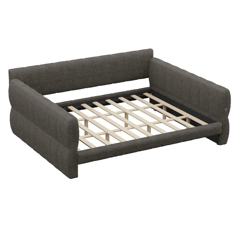 Upholstered Platform Bed With USB Charging by Unique Piece Furniture