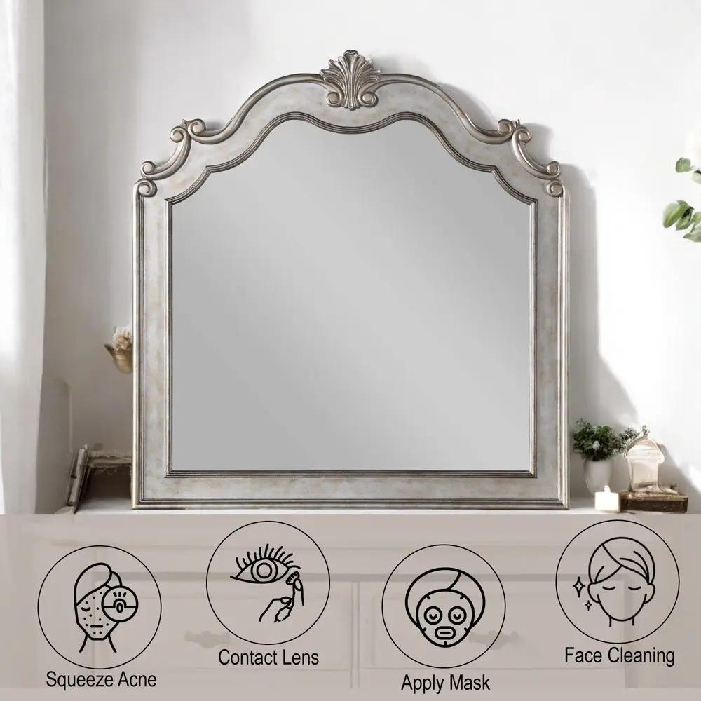 Esteban - Mirror - Antique Champagne by Unique Piece Furniture