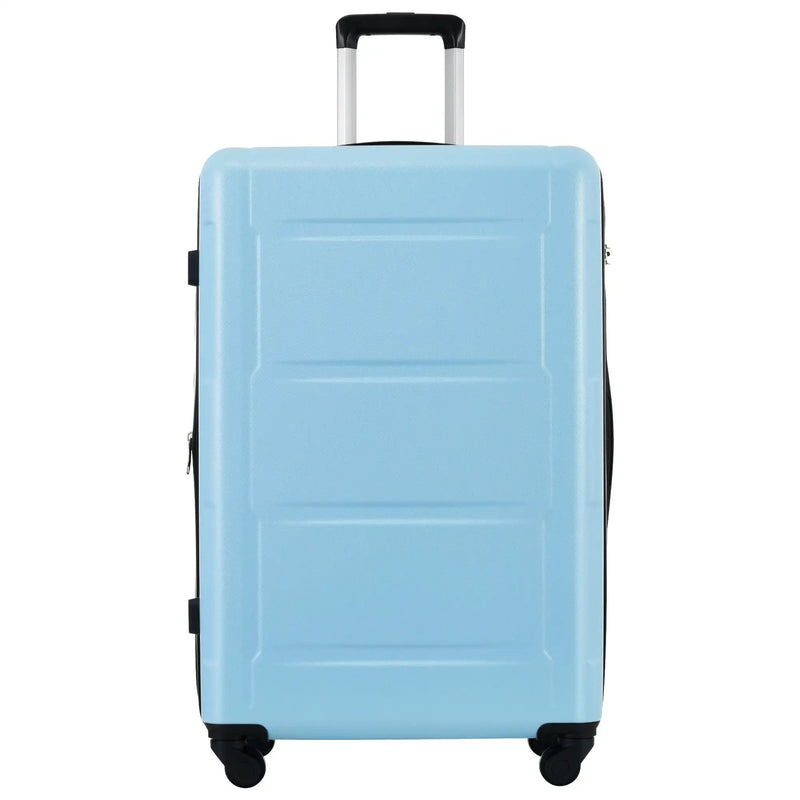 2 Piece Luggage Set With Bags Expanable Spinner Wheels ABS Lightweight Suitcase With Tsa Lock 20" / 28" by HouseOfZazla