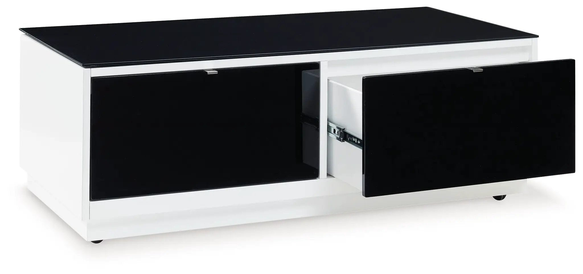 Gardoni - Rectangular Cocktail Table - White / Black by Unique Piece Furniture