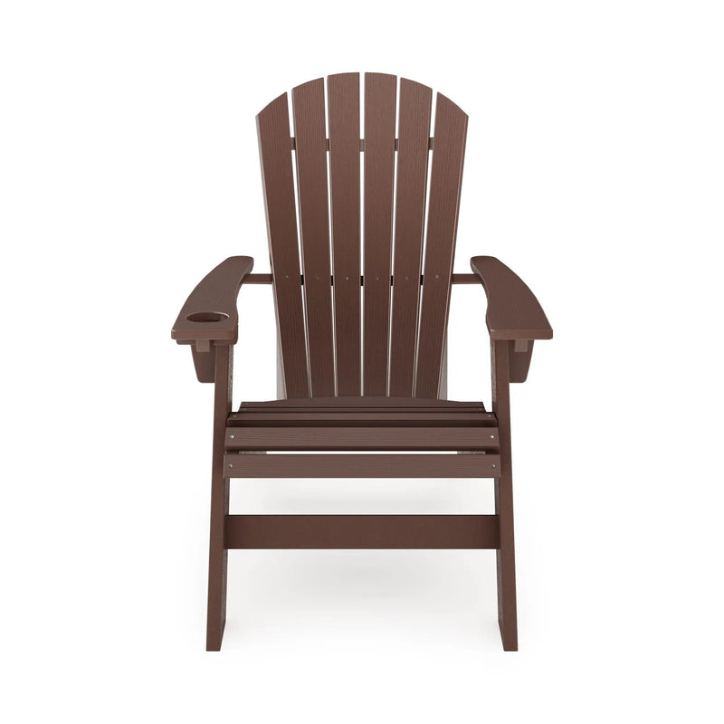 Adirondack Chair Sturdy HDPE Poly Lumber For Poolside, Patio, And Garden Relaxation by HouseOfZazla