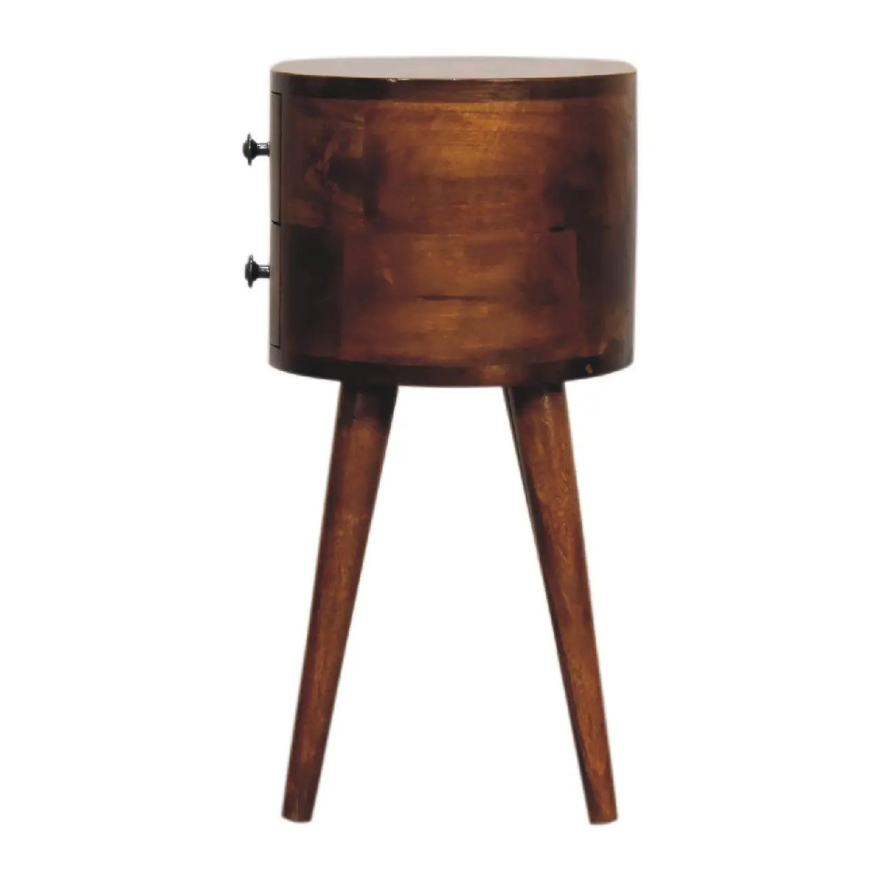 Mini Rounded Nightstand - Chestnut by HouseOfZazla