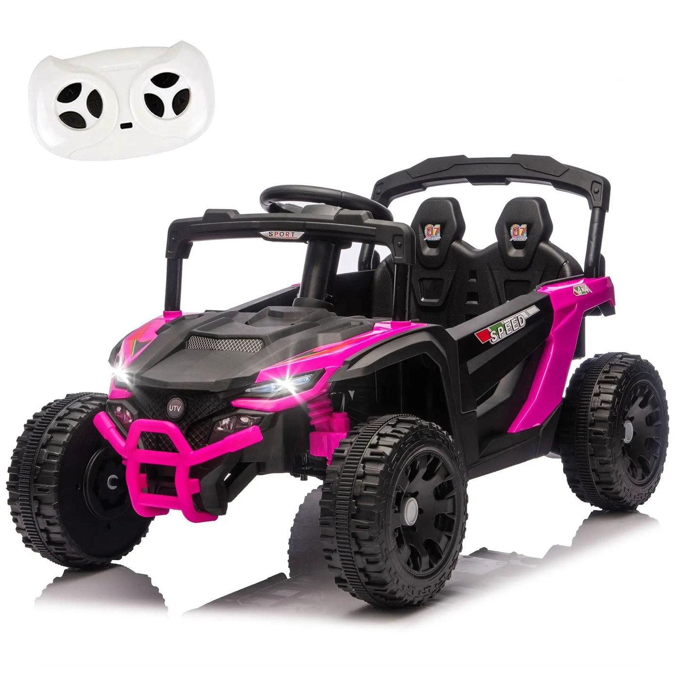 24V Kids Ride-On UTV with Remote Control and Music by HouseOfZazla