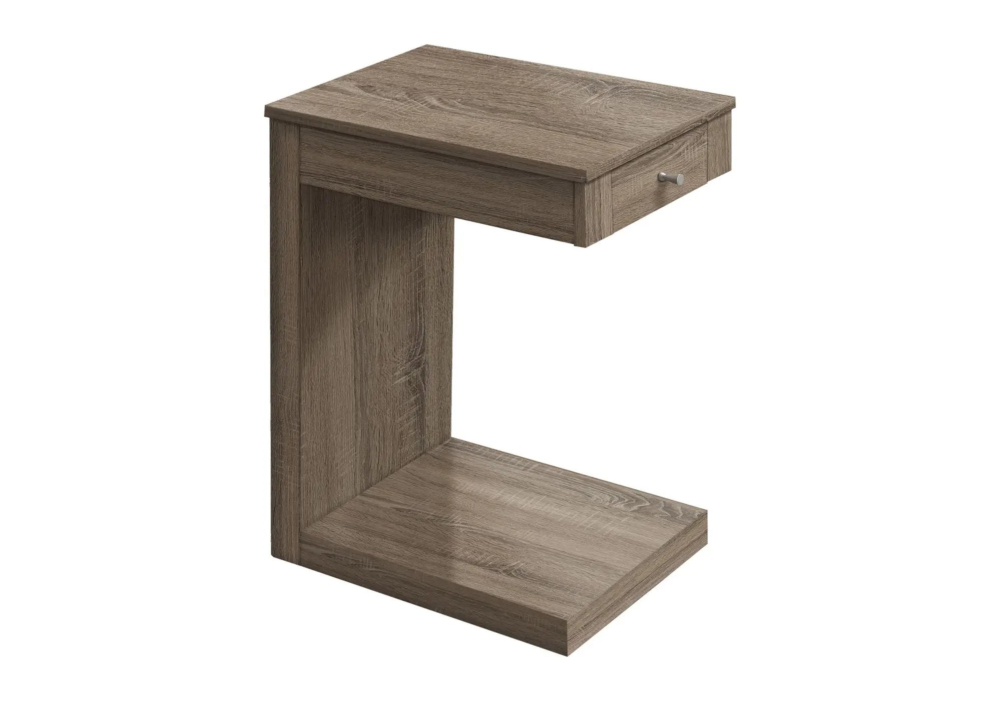 Accent Table, C - Shaped Contemporary & Modern - Taupe by Unique Piece Furniture
