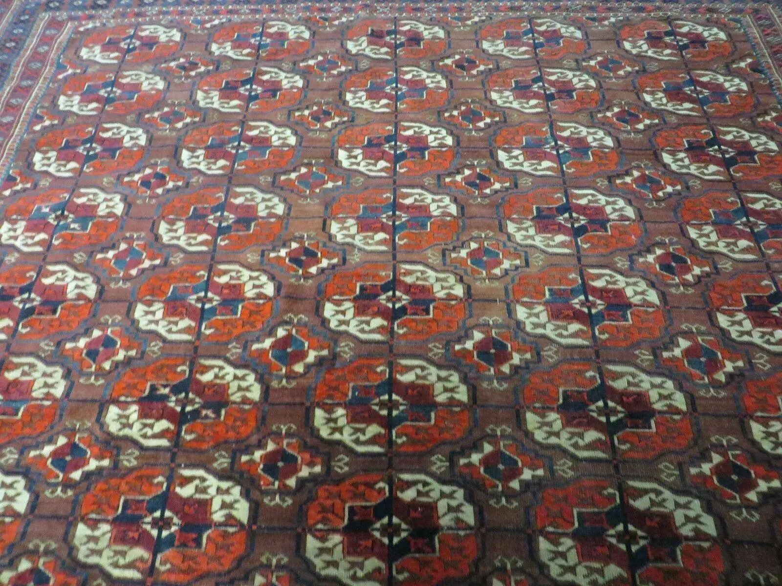 6' X 10' Antique Handmade Bokhara Turkoman Yamud Wool Rug Carpet NICE # 61 by Jewel Rugs