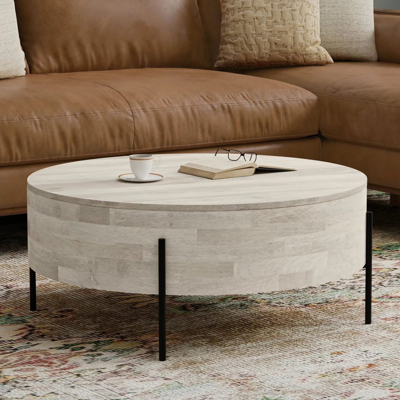 Rayburn - Drum Table by Unique Piece Furniture