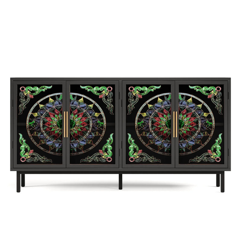 Decorative Cabinet with 4 Doors by HouseOfZazla