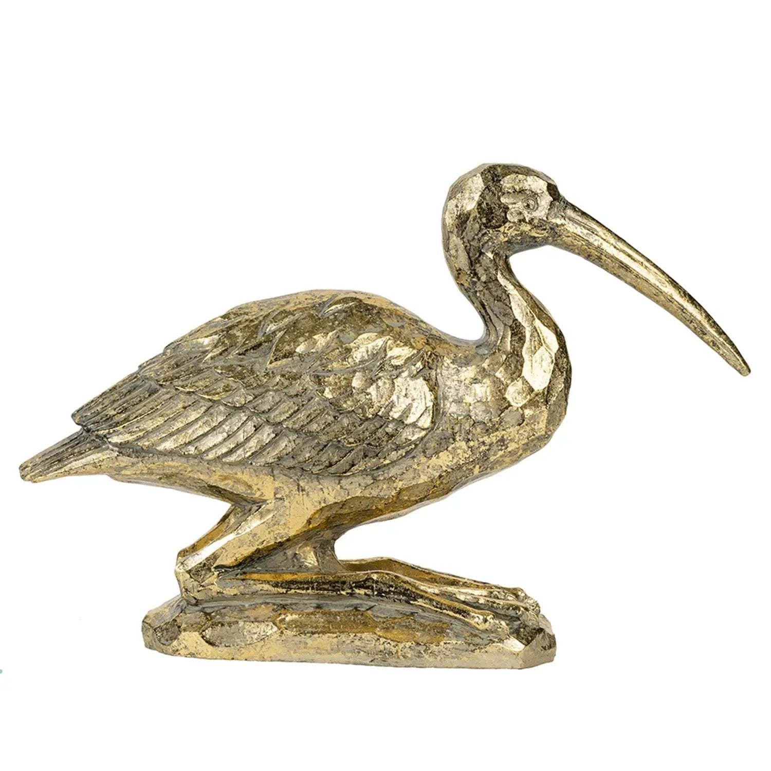 7.1x10.4x3" Kneeling Crane Figurine by HouseOfZazla