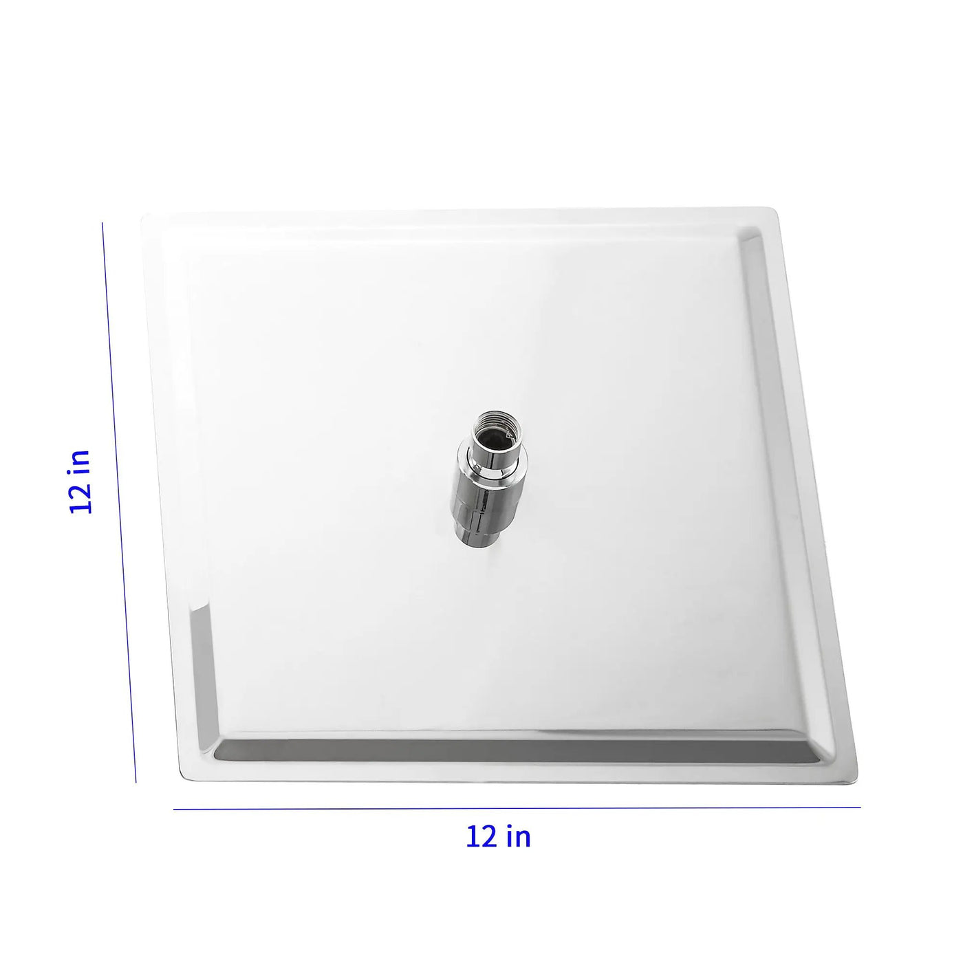 Ultra Thin Square Rainfall Shower Head Stainless Steel, Wall Or Ceiling Mount by HouseOfZazla