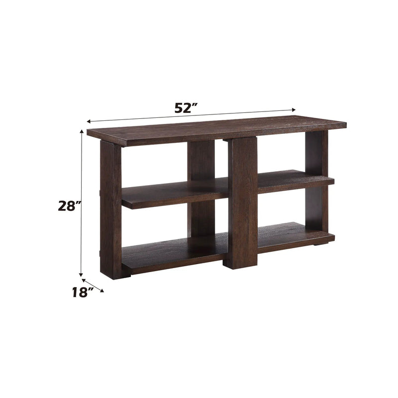 Niamey - Sofa Table - Walnut by HouseOfZazla