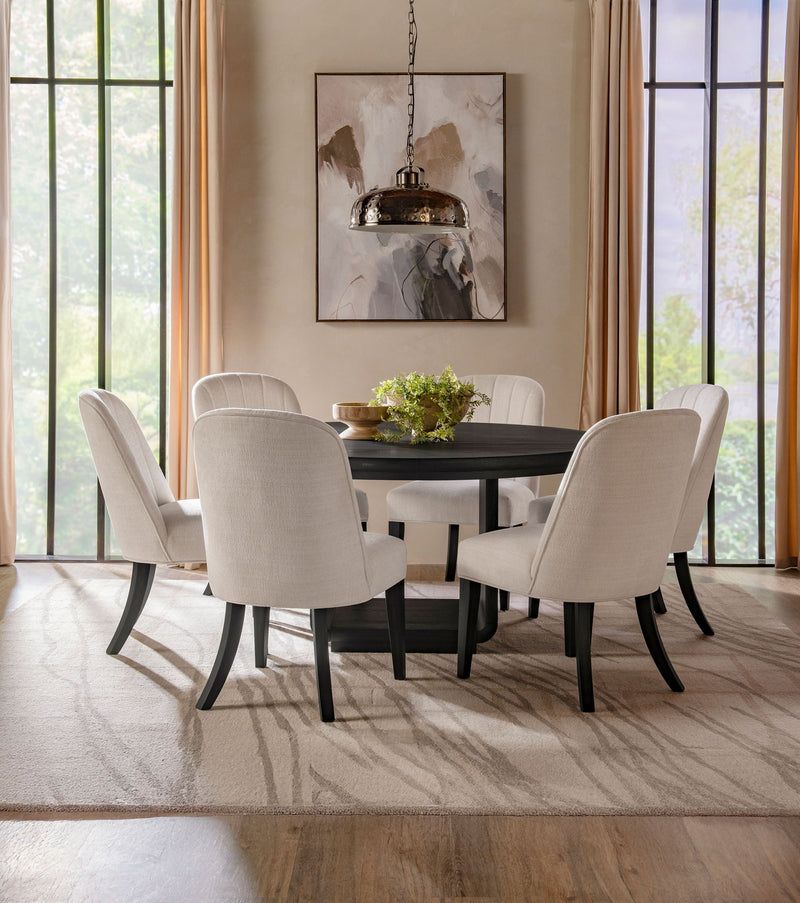 Garza 5-piece Rectangular Dining Table Greige Oak by Unique Piece Furniture