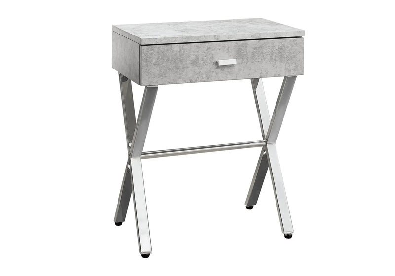 Accent Side X Table With Storage Drawer by HouseOfZazla