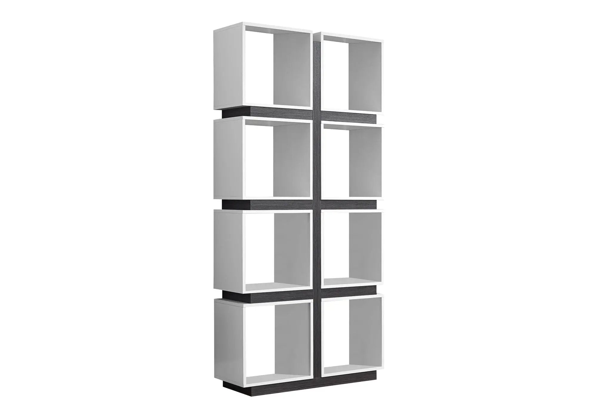 Contemporary 5-Tier White Bookshelf by HouseOfZazla