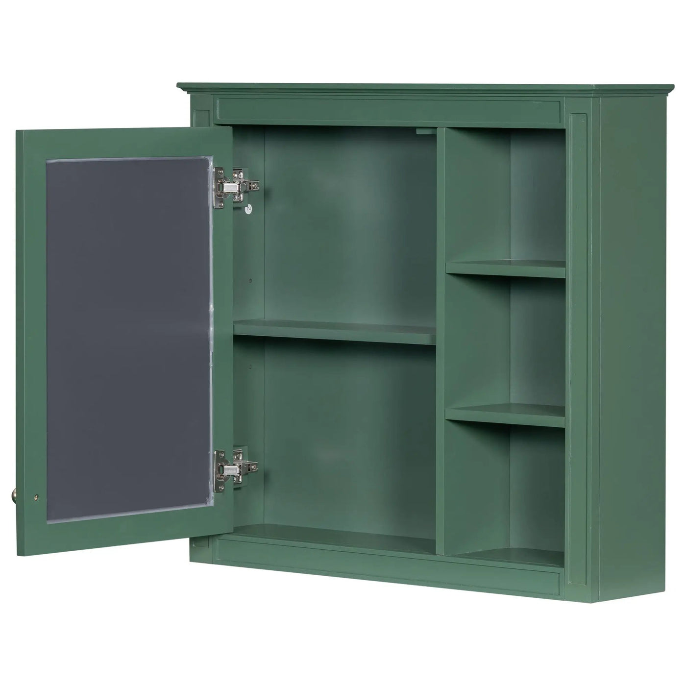 Wall Mounted Medicine Cabinet With Mirror and 3 Open Shelves by HouseOfZazla
