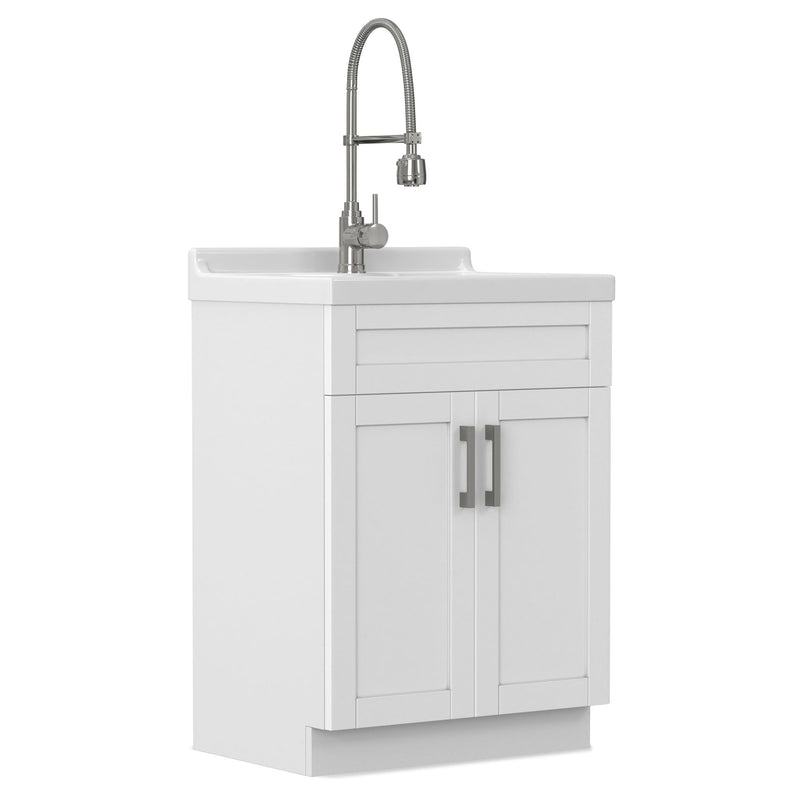 Hennessy - Deluxe Laundry Utility Sink And Cabinet by HouseOfZazla