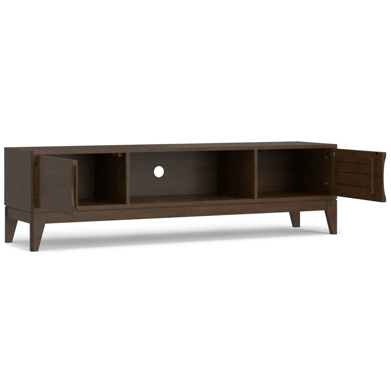 Harper - Low TV Media Stand - Walnut Brown by HouseOfZazla