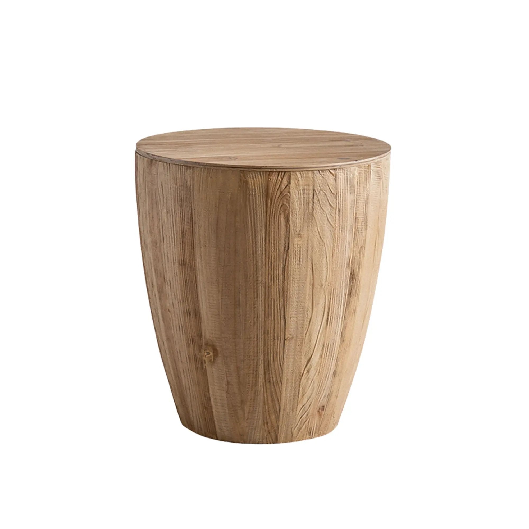 Vintage Style Barrel Coffee Table With Storage by Unique Piece Furniture