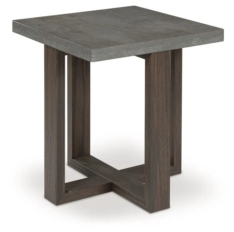 Dynnford - Occasional Table Set (Set of 3) - Gray / Brown by Unique Piece Furniture