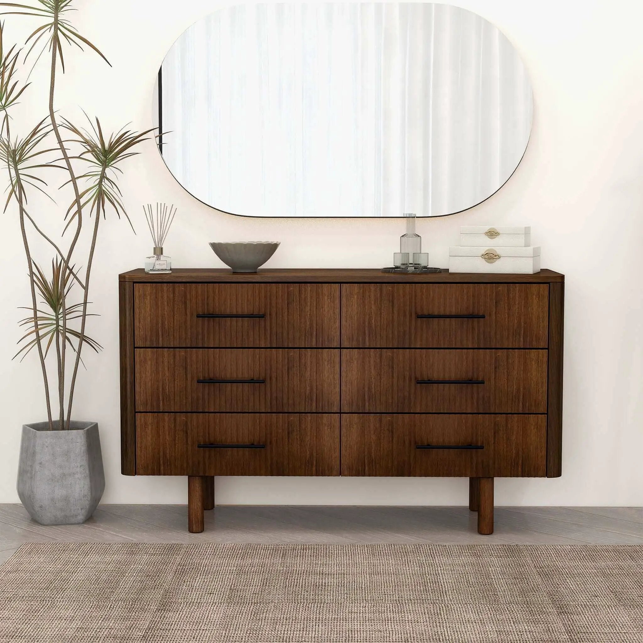 Logan - Dresser With 6 Drawers - Brown by Unique Piece Furniture