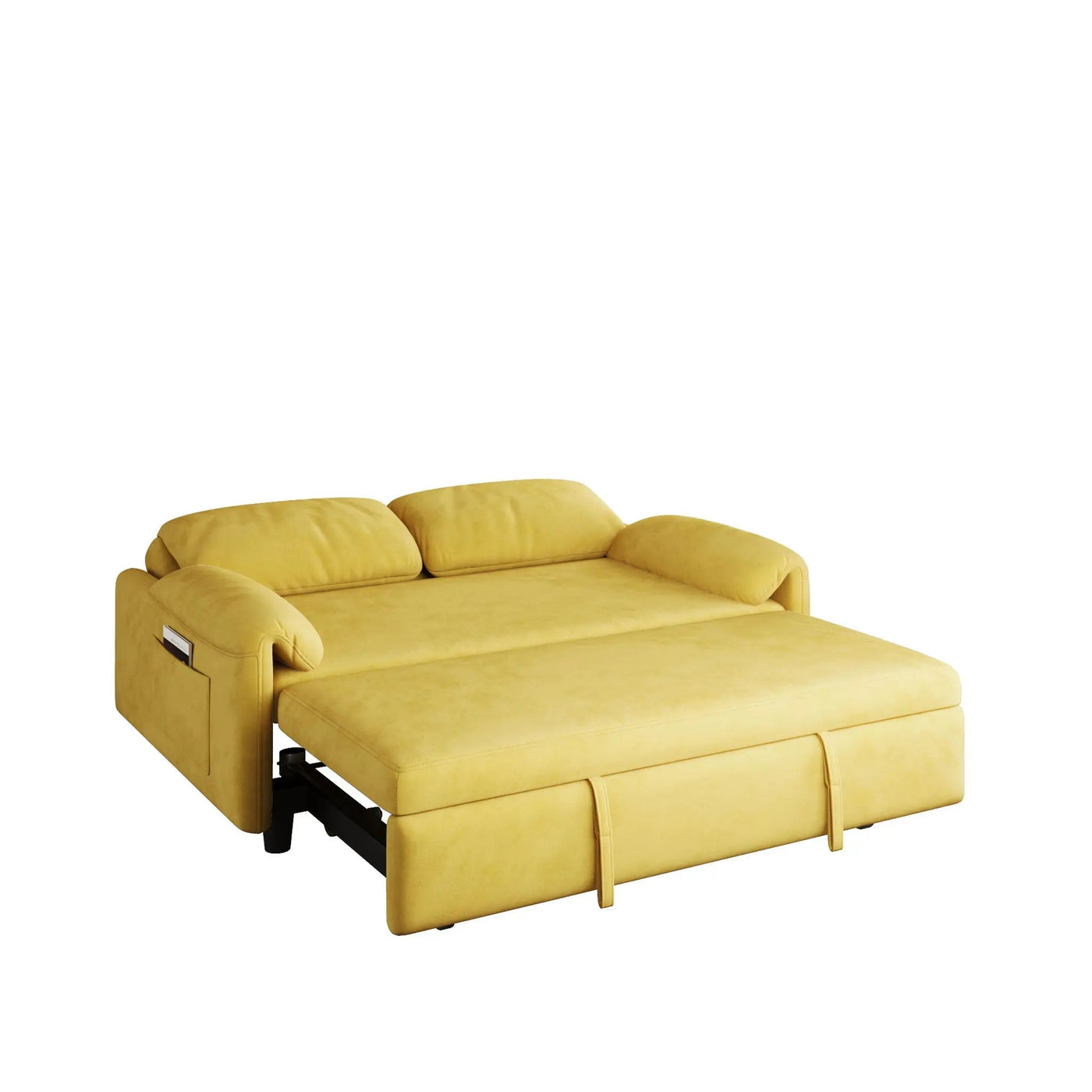 Sofa, Dual Purpose Lounge With Retractable Queen Size Bed by Unique Piece Furniture