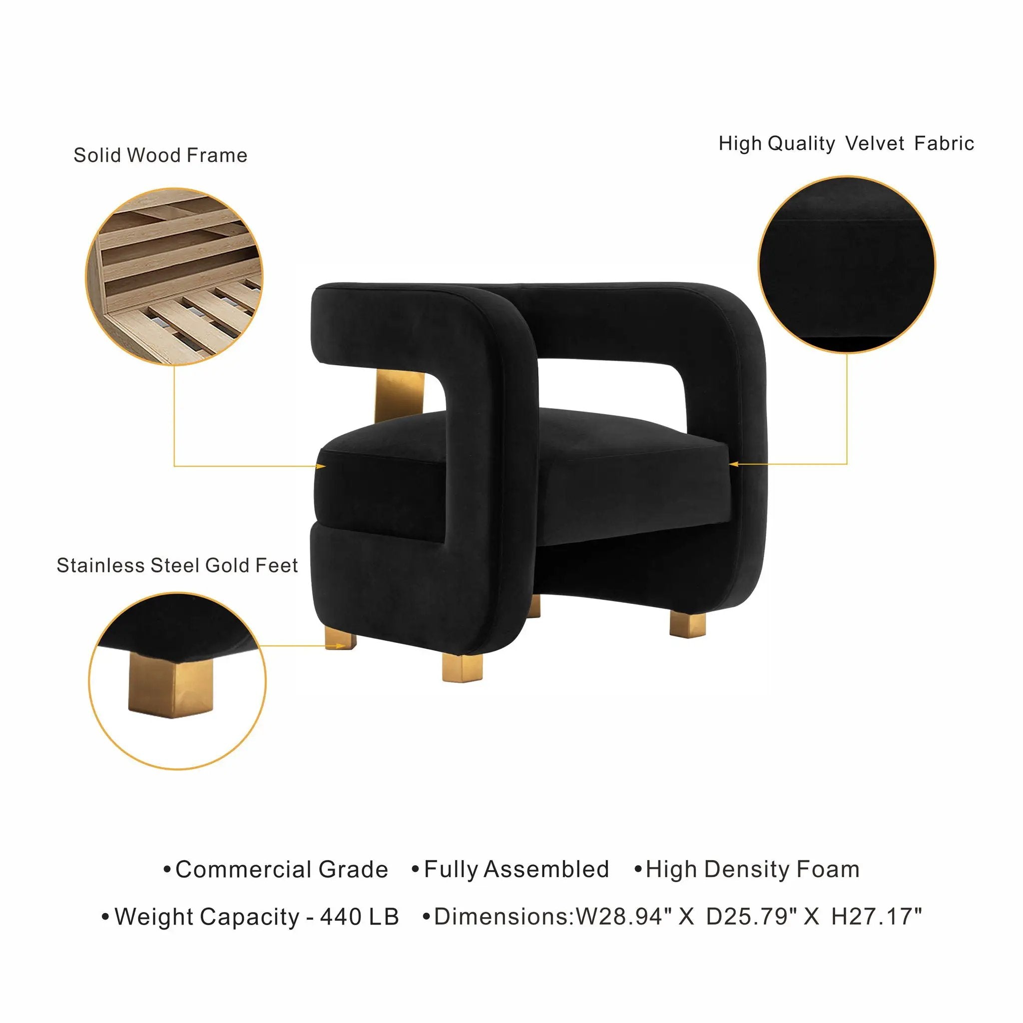 Amirah - Lounge Chair by HouseOfZazla