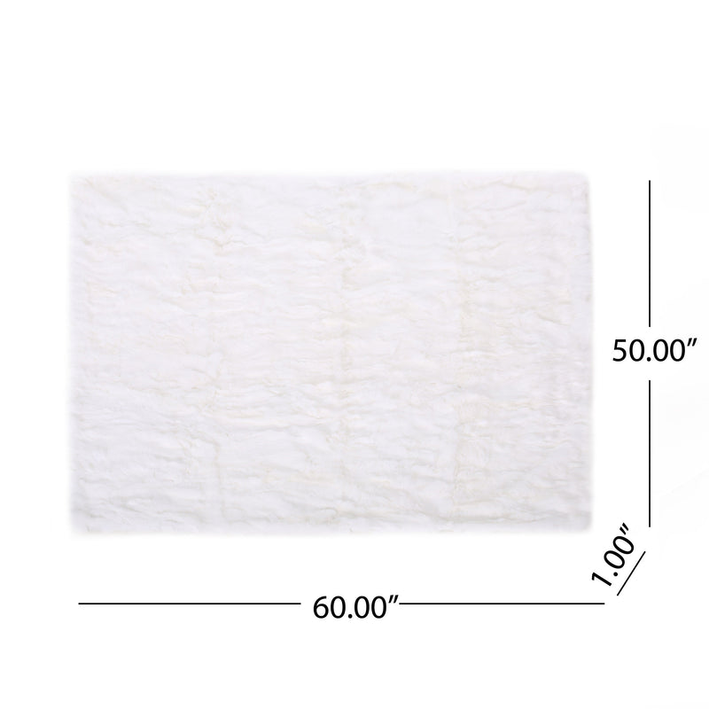 NH-Inmax Faux Fur Throw Blanket by HouseOfZazla