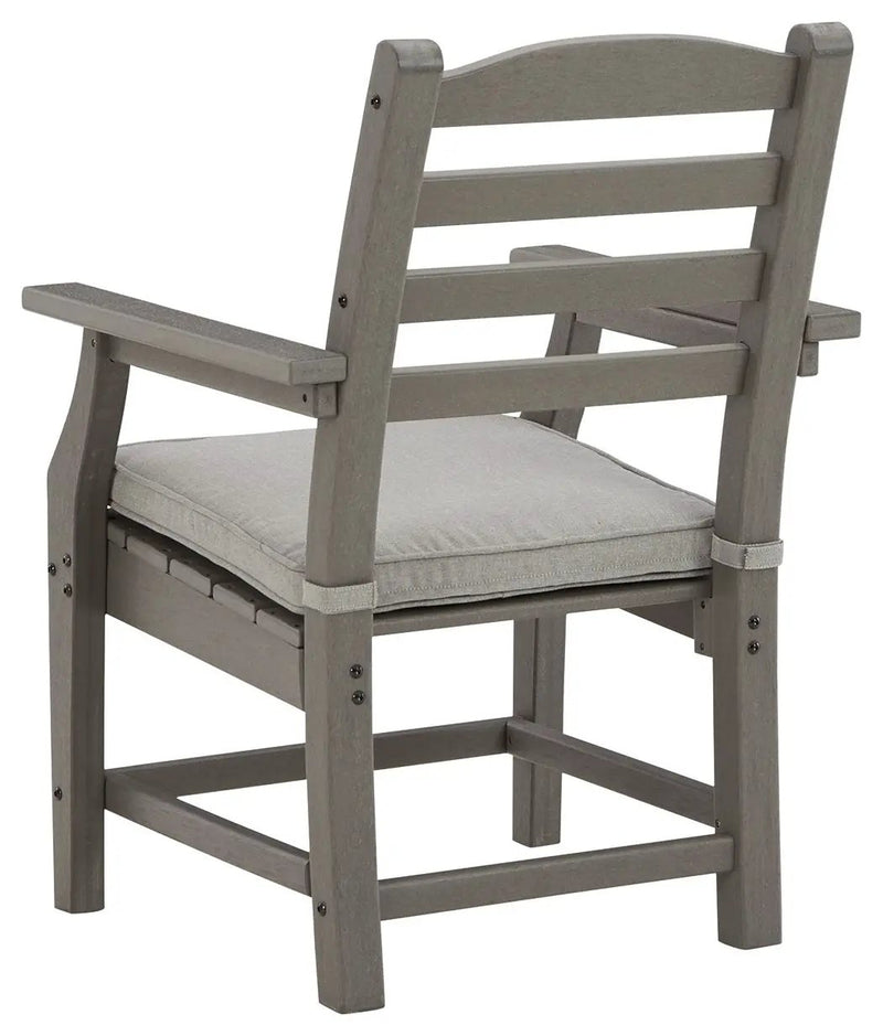 Visola - Arm Chair With Cushion (Set of 2) - Gray by Unique Piece Furniture