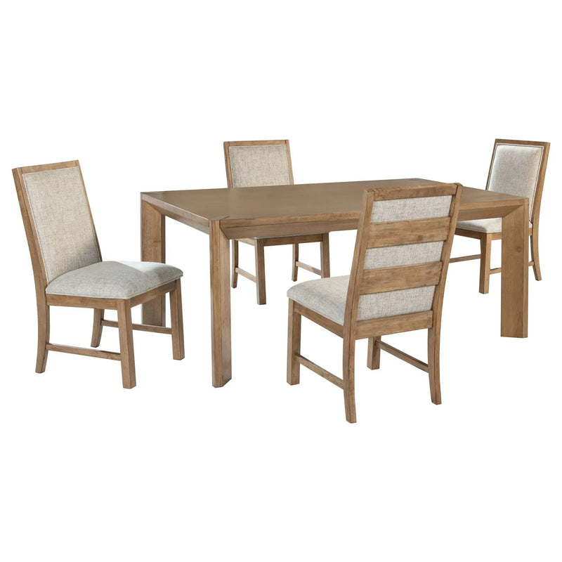 Rectangular Dining Set With Angular Legs by HouseOfZazla